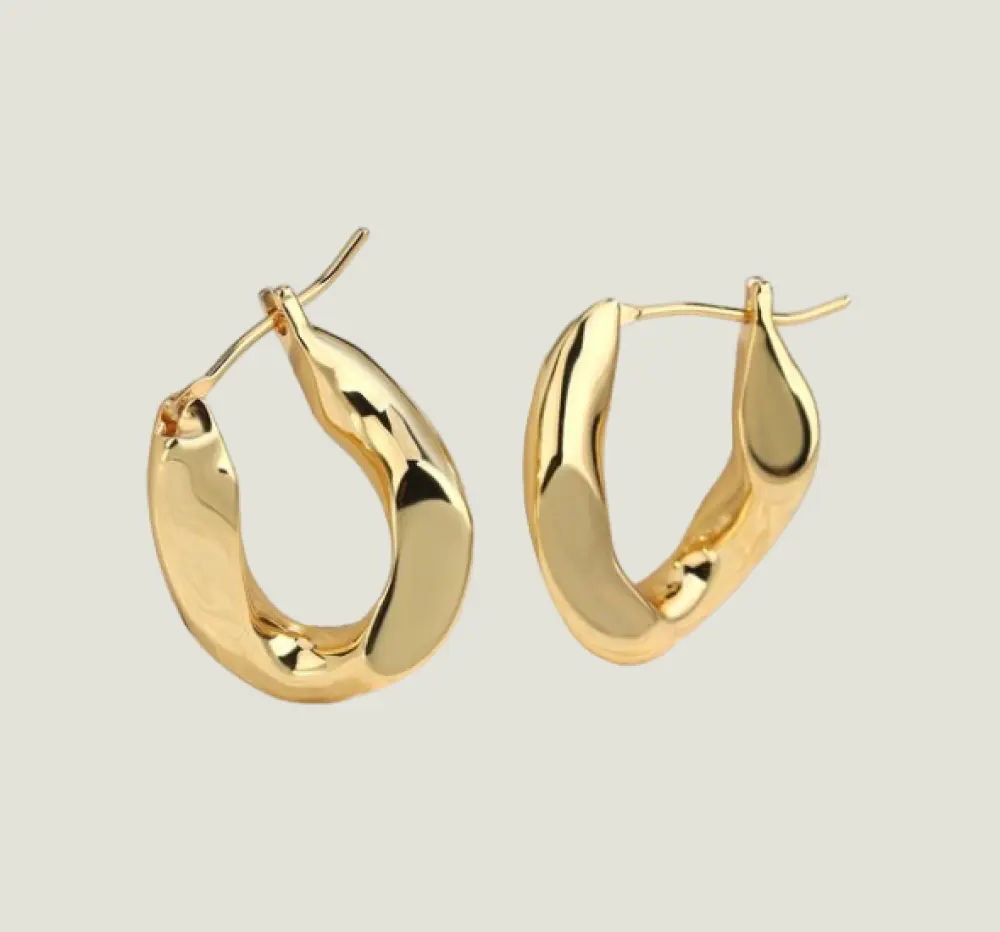 Gold Hoop Earring